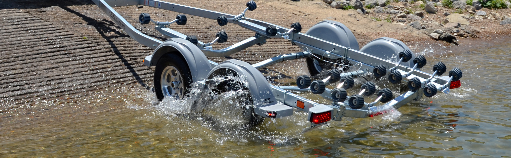 Roller EZ Loader Custom Adjustable Boat Trailers